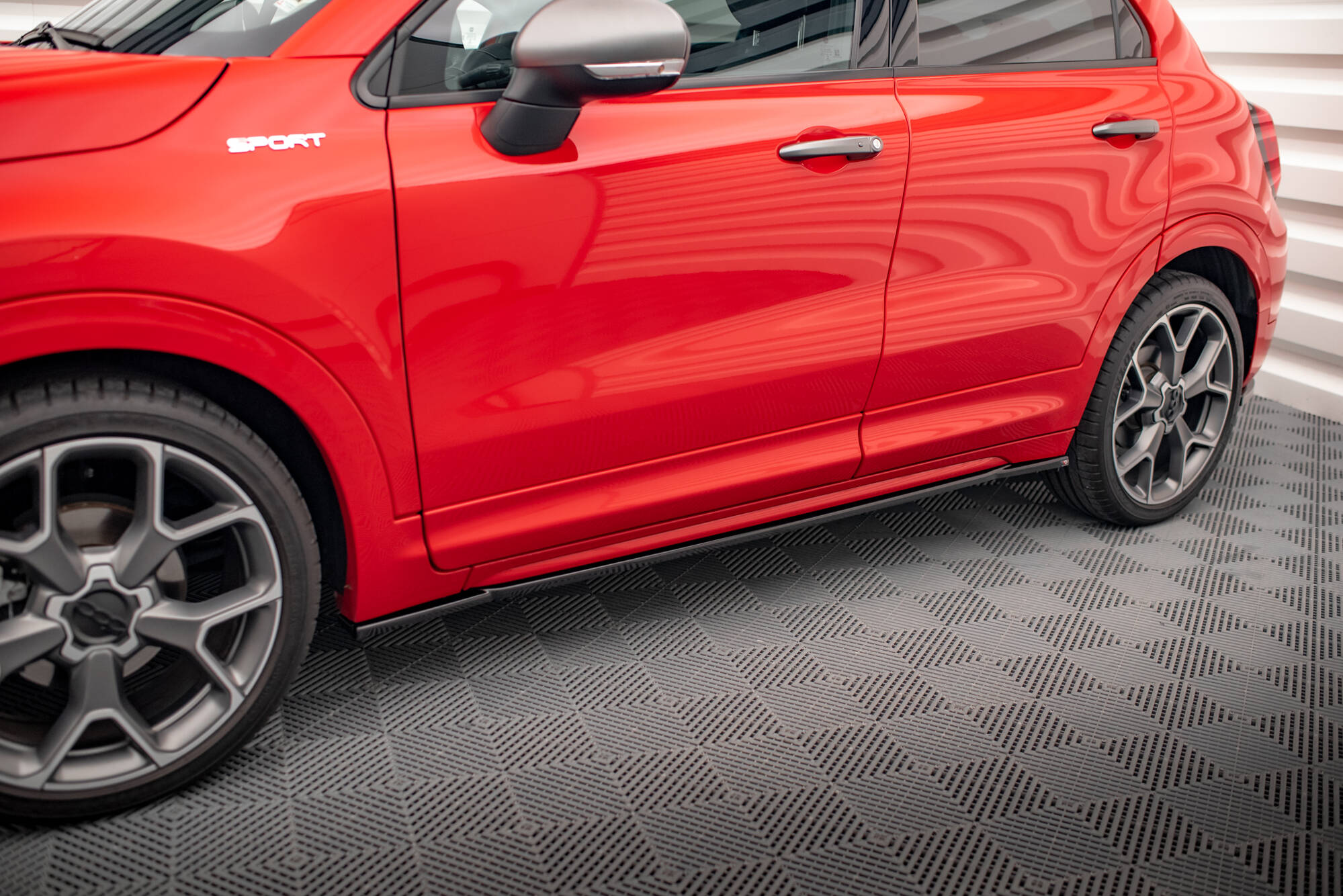 Side Skirts Diffusers Fiat 500X Sport Mk1 Facelift - 2