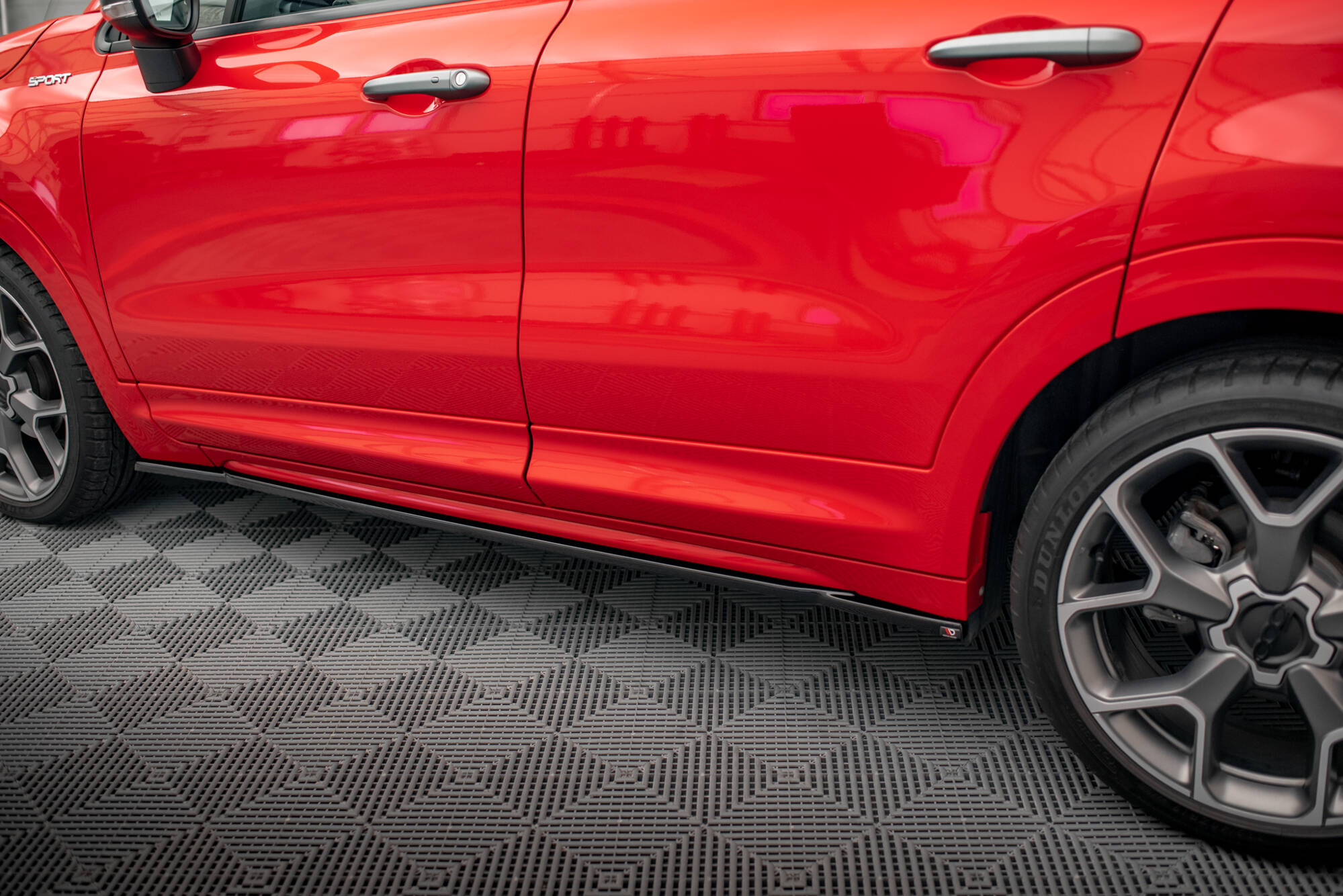 Side Skirts Diffusers Fiat 500X Sport Mk1 Facelift - 4