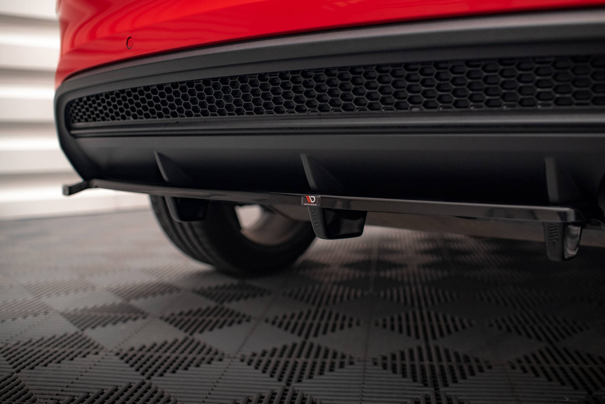 Central Rear Splitter (Vertical Bars) Fiat 500X Sport Mk1 Facelift - 4