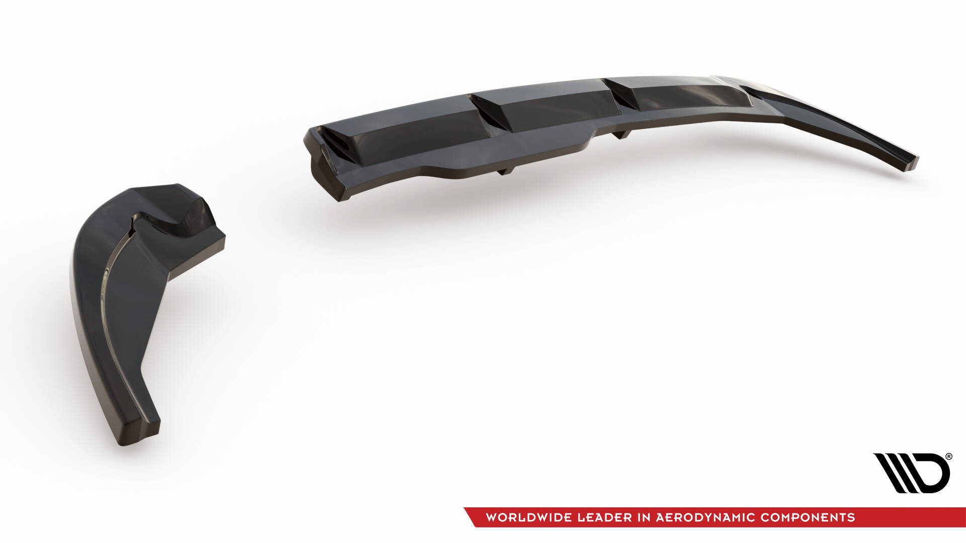 Central Rear Splitter (Vertical Bars) Fiat 500X Sport Mk1 Facelift - 7