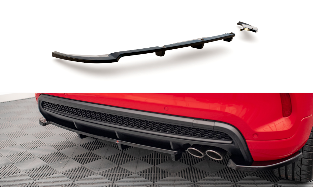 Central Rear Splitter (Vertical Bars) Fiat 500X Sport Mk1 Facelift