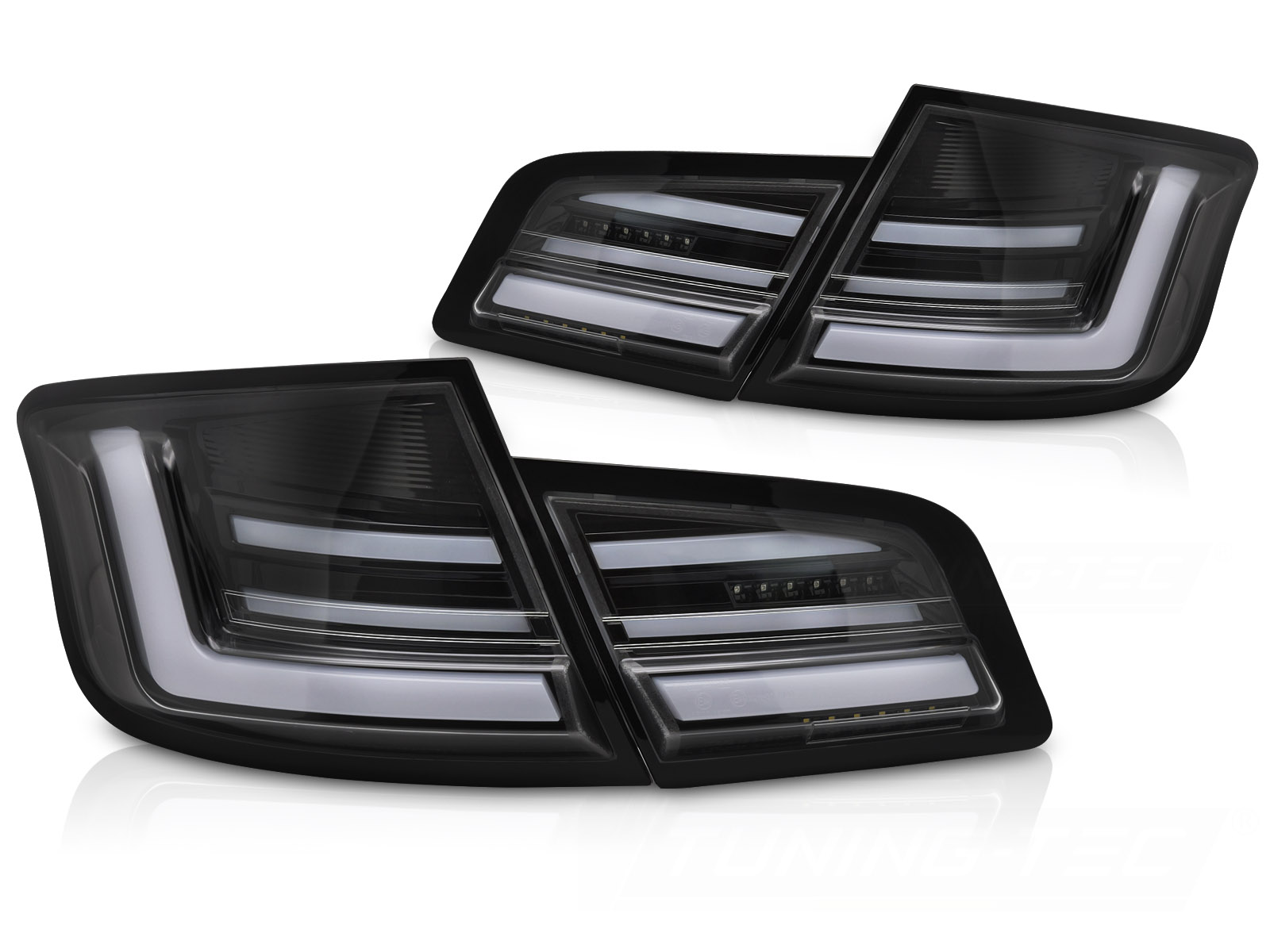 LED-BAKLYKTOR BLANK SVART SEQ TILL BMW F10 2010-2013