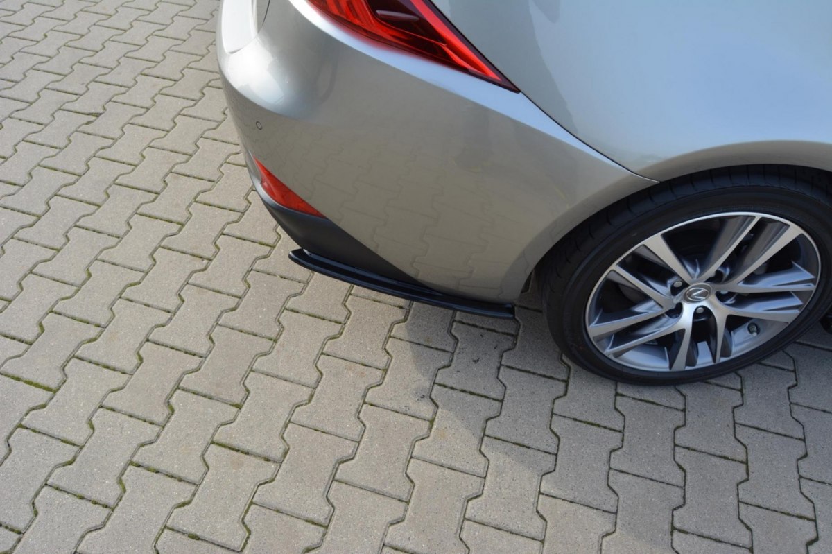 REAR SIDE SPLITTERS LEXUS IS MK3 FACELIFT T - 3