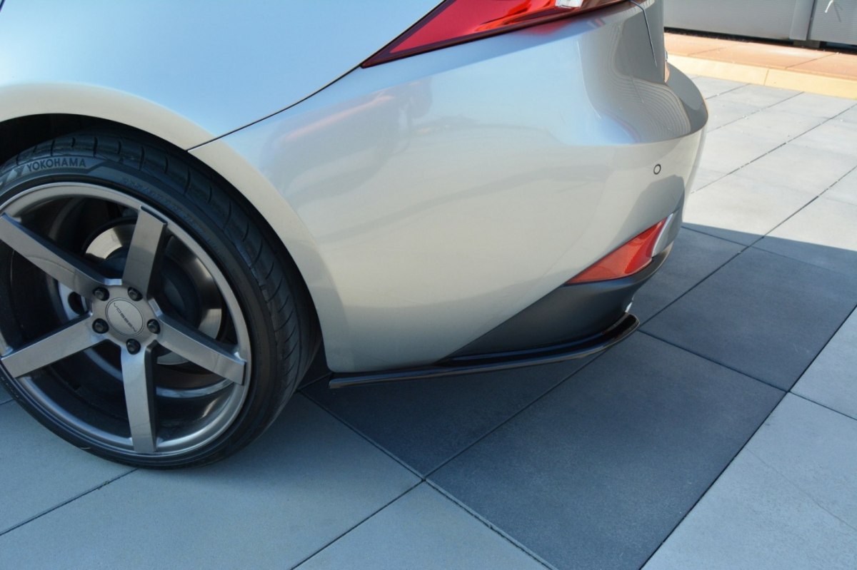 REAR SIDE SPLITTERS LEXUS IS MK3 T - 4
