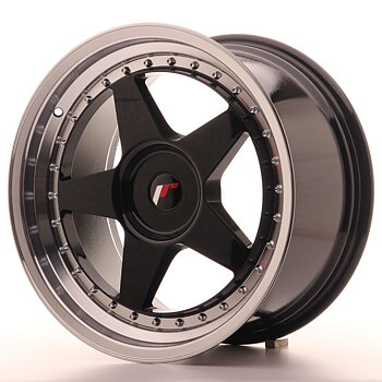 JAPAN RACING JR6 18X9,5 ET20-40 BLANK GLOSSY BLACK