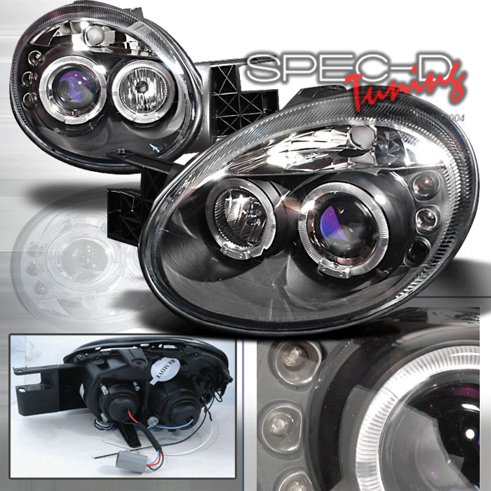 DODGE NEON 03-05 LED STRÅLKASTARE SVARTA [SR]