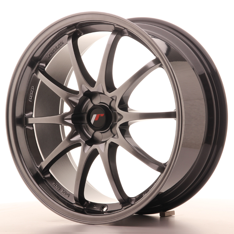 JAPAN RACING JR5 19X8.5 ET43 5H BLANK HYPER BLACK
