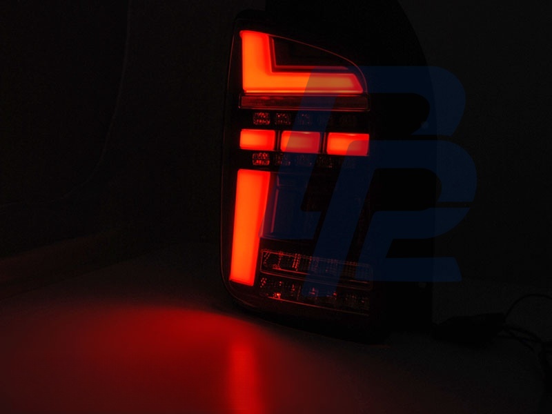 LED Bar Tail Lights Black/Smoked Sequential for VW T6,T6.1 2015–2024 OEM LED - 5