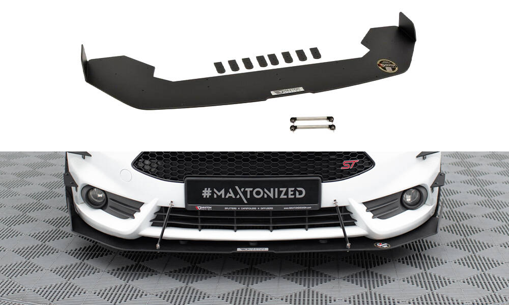 Front Racing Splitter V.2 Fiesta ST Mk7 Facelift