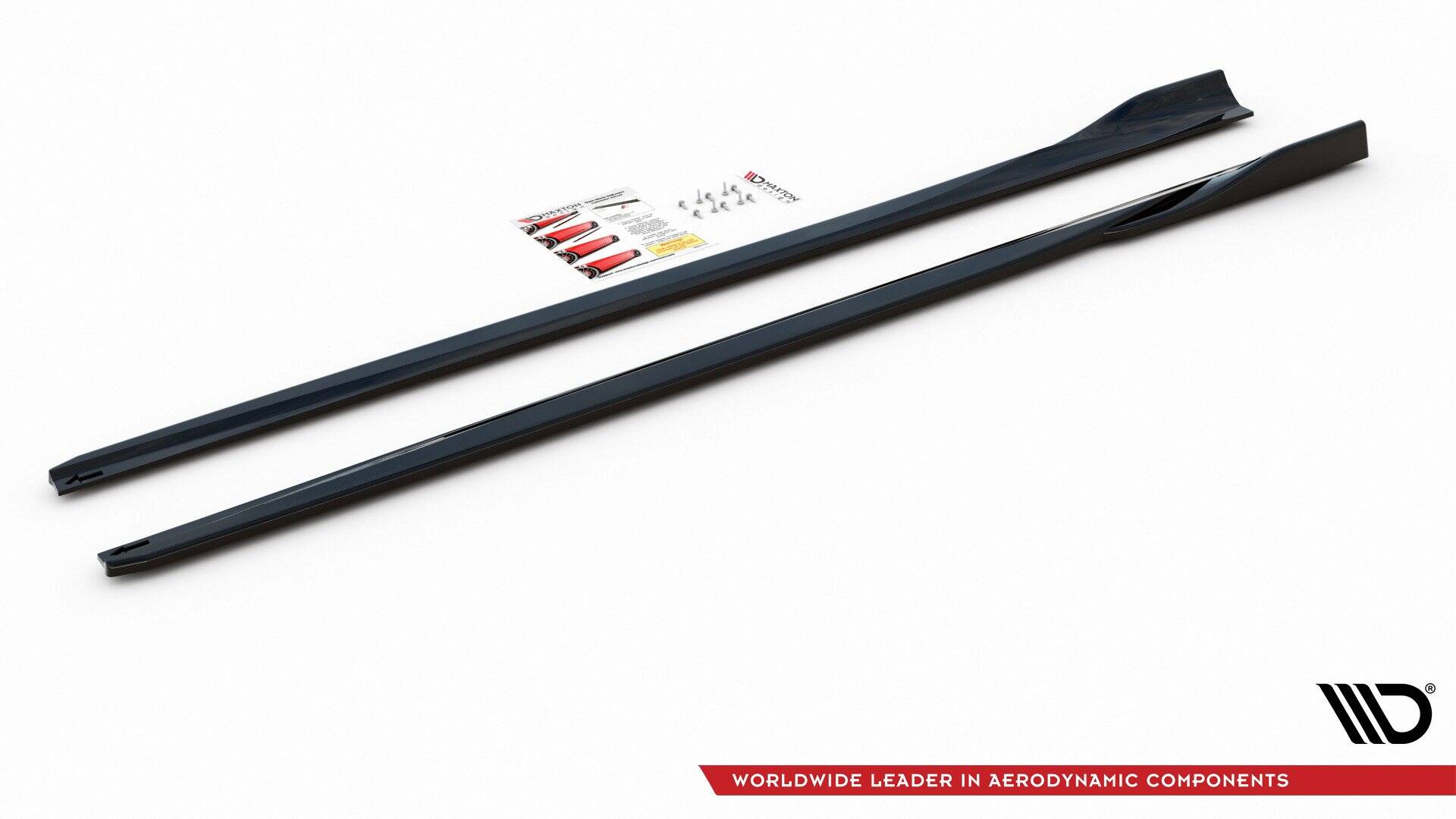 Side Skirts Diffusers V.4 Ford Focus ST / ST-Line Mk4 - 5