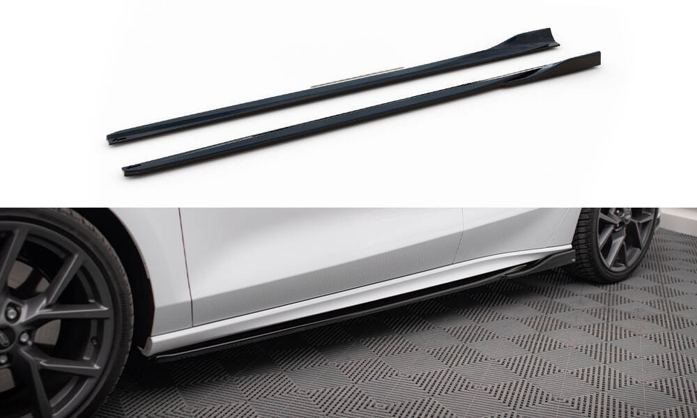 Side Skirts Diffusers V.4 Ford Focus ST / ST-Line Mk4