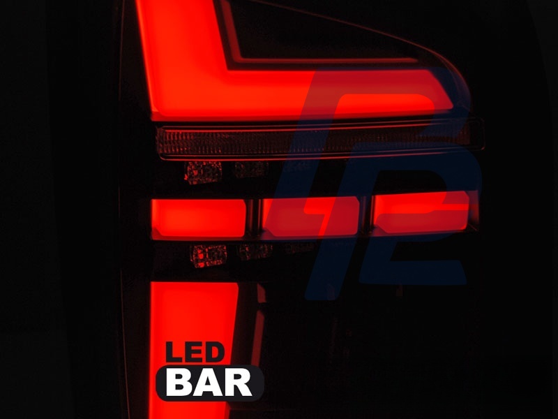 LED Bar Tail Lights Red/Smoked Sequential for VW T6 15-19 OEM Bulb - 6