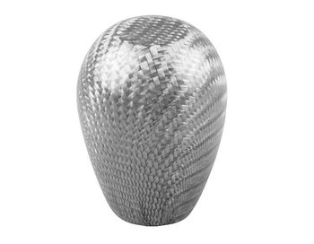 UNIVERSAL SHIFT KNOB SILVER CARBON + TRIBAL [SM]