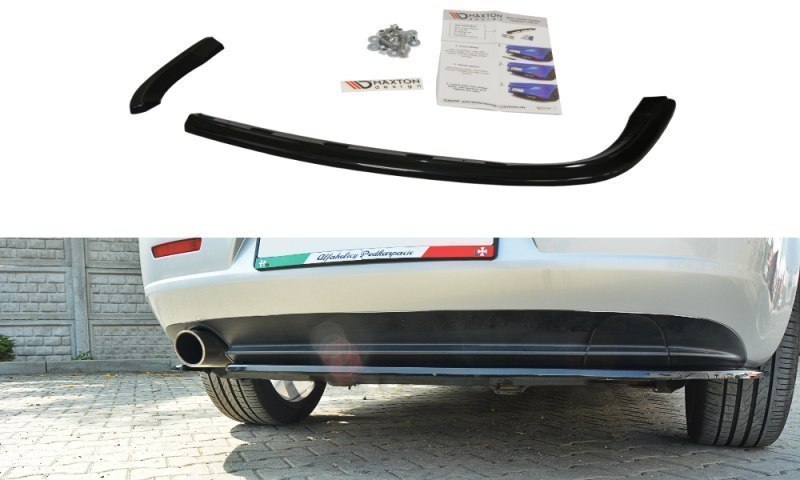 CENTRAL REAR SPLITTER ALFA ROMEO 159 (WITHOUT VERTICAL BARS)