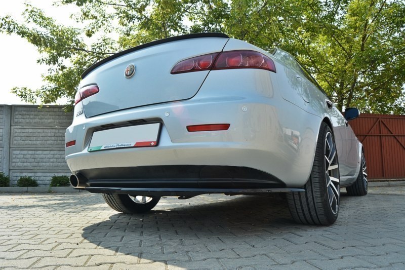 CENTRAL REAR SPLITTER ALFA ROMEO 159 (WITHOUT VERTICAL BARS) - 4