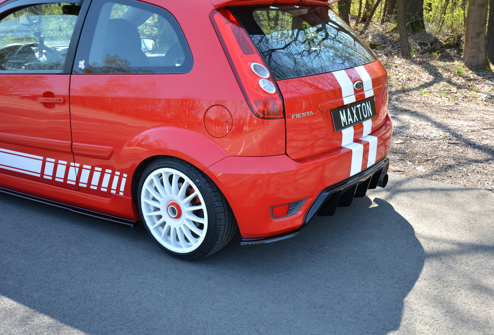 Rear Side Splitters Ford Fiesta Mk6 ST (2004-2007) - 4