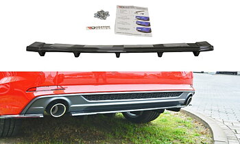 CENTRAL REAR SPLITTER AUDI A5 F5 S-LINE (WITH VERTICAL BARS)
