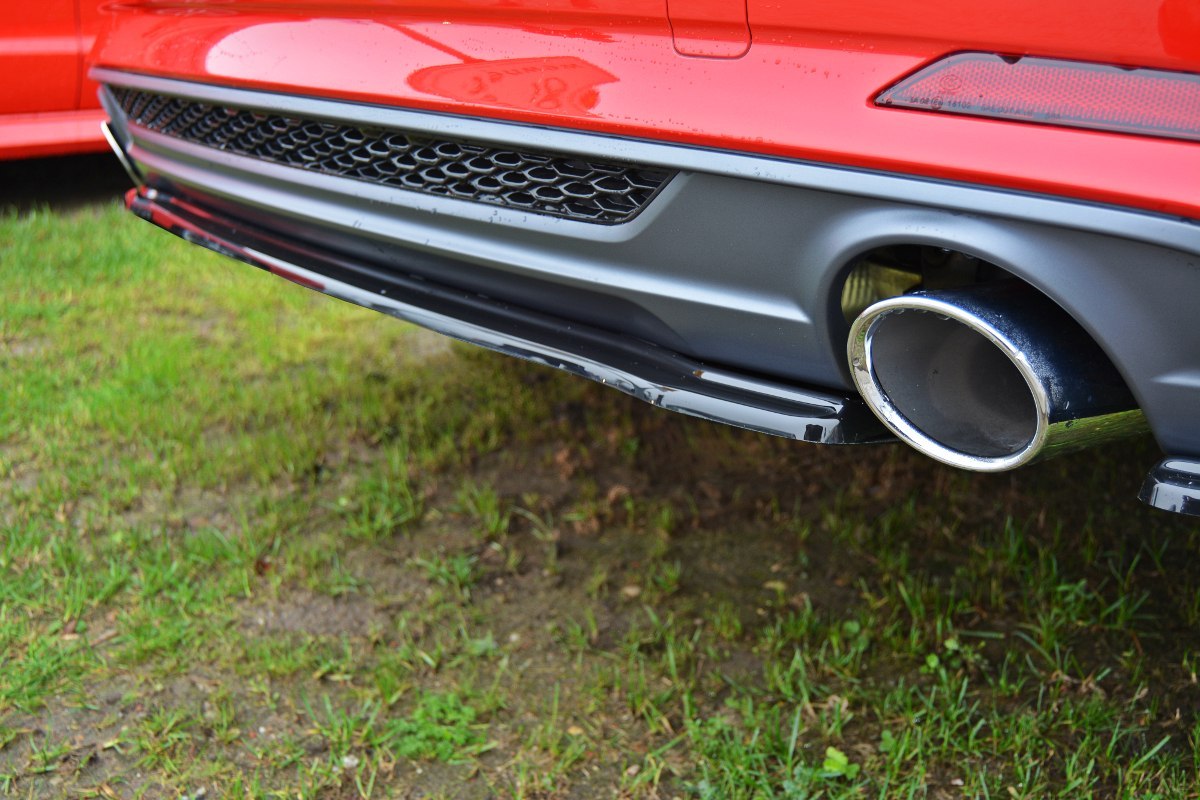 CENTRAL REAR SPLITTER AUDI A5 F5 S-LINE (WITHOUT VERTICAL BARS) - 4