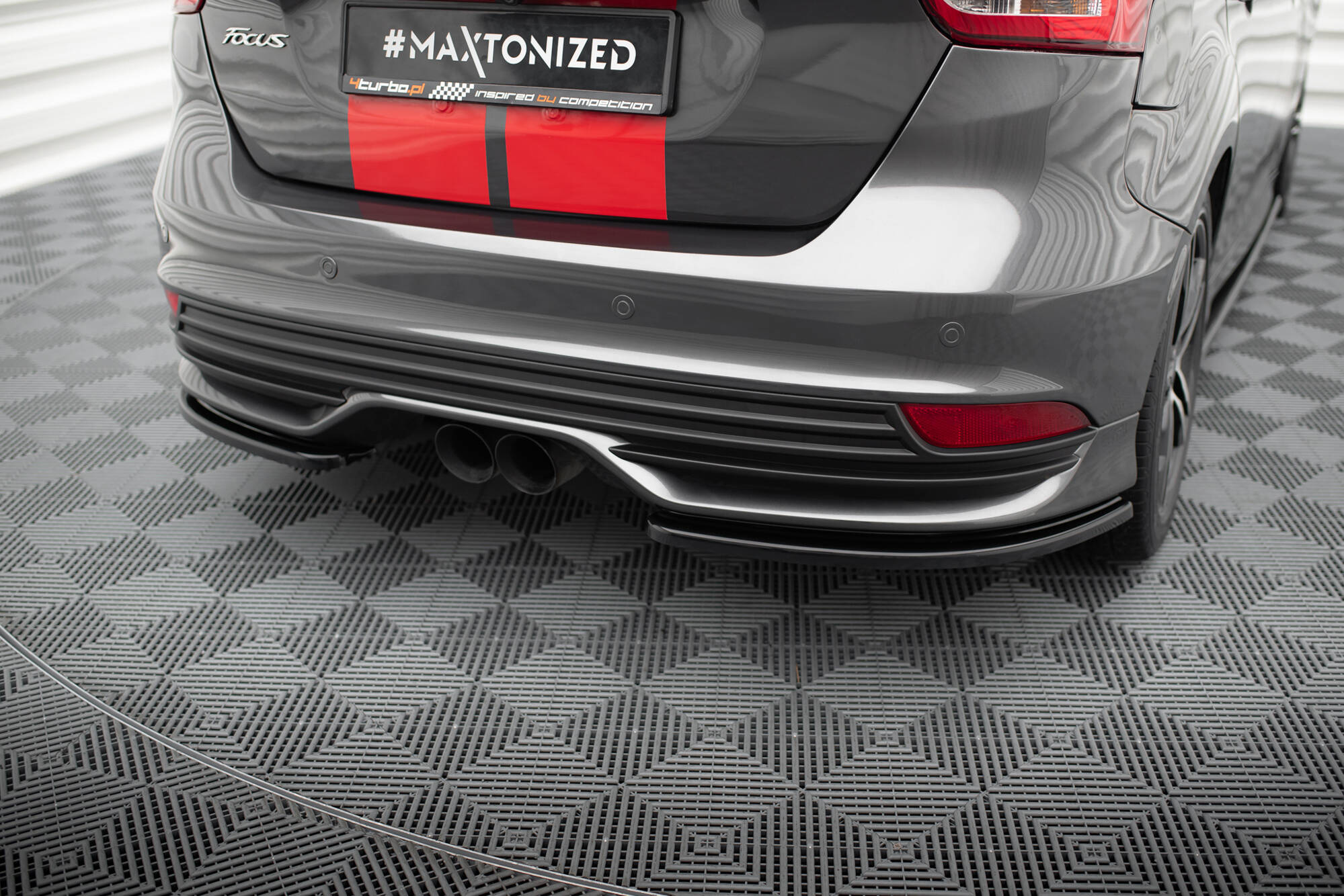 Rear Side Splitters V.1 Ford Focus ST Mk3 FL - 3