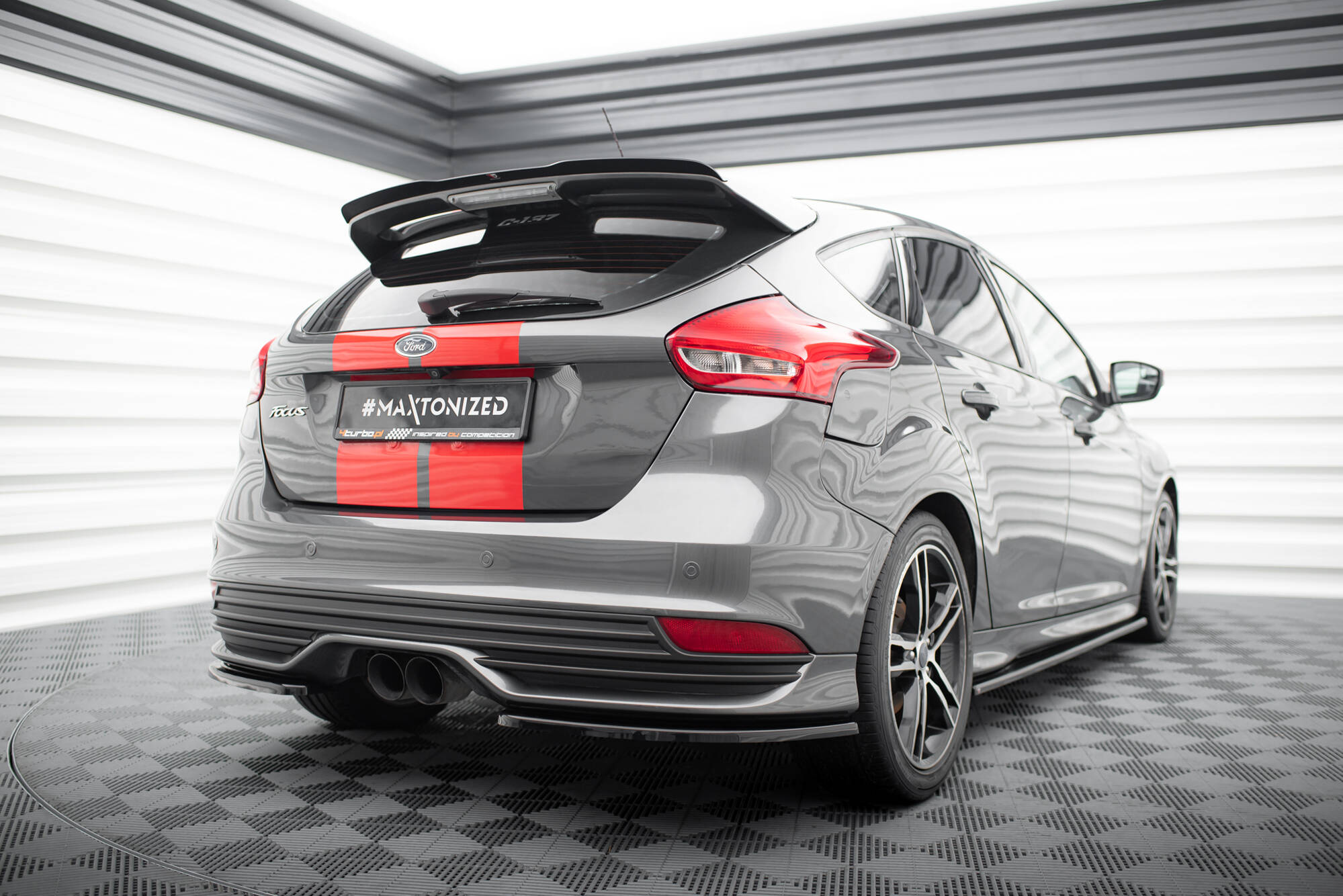 Rear Side Splitters V.1 Ford Focus ST Mk3 FL - 2