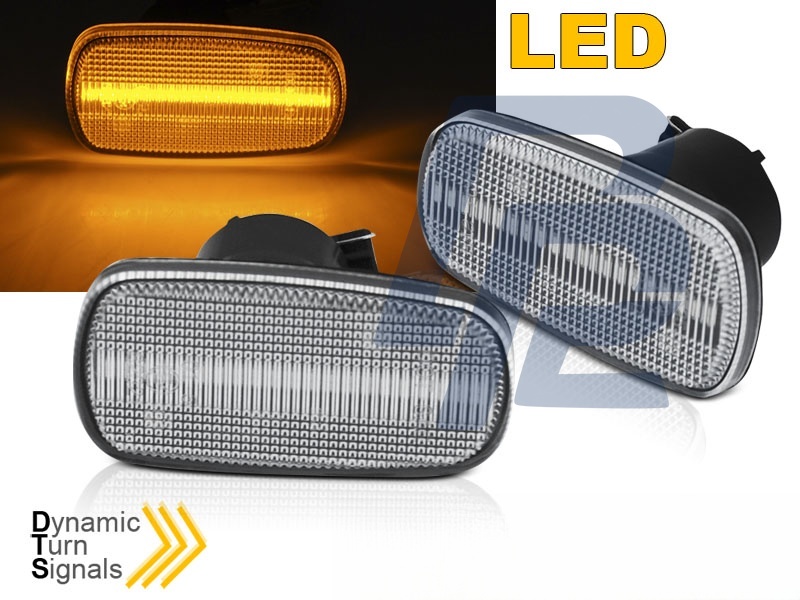 Side Indicators White LED Sequential for Toyota Land Cruiser 120 2003–2009 - 2