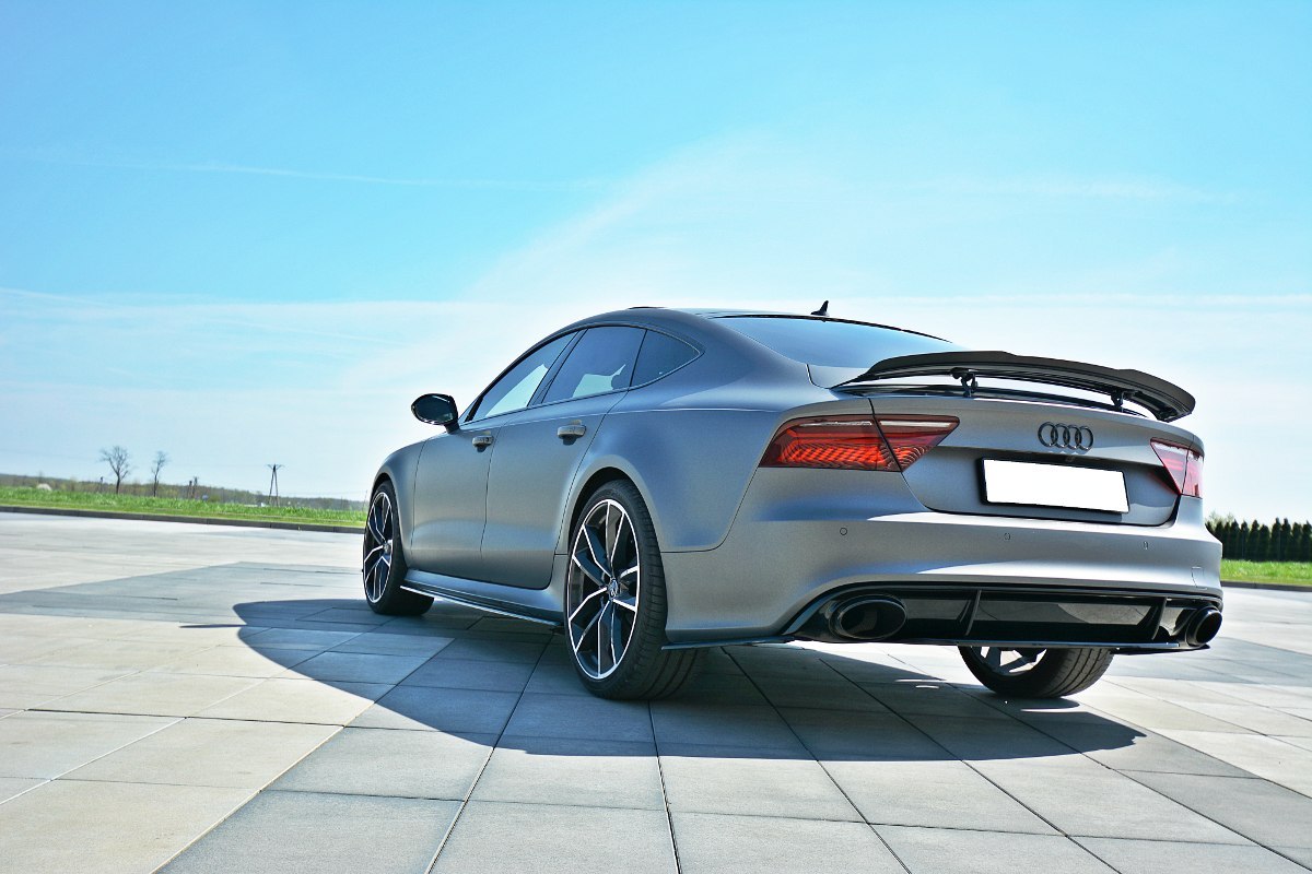CENTRAL REAR SPLITTER AUDI RS7 FACELIFT - 4