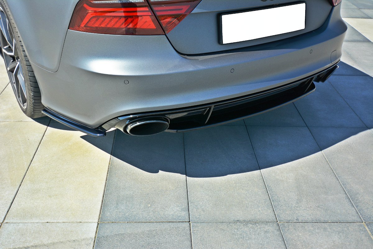 CENTRAL REAR SPLITTER AUDI RS7 FACELIFT - 3