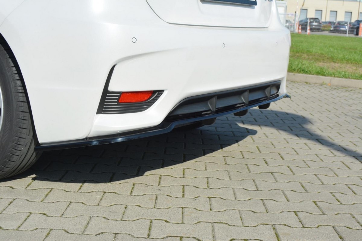 CENTRAL REAR SPLITTER LEXUS CT MK1 FACELIFT (WITH VERTICAL BARS) - 2