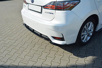 CENTRAL REAR SPLITTER LEXUS CT MK1 FACELIFT (WITHOUT VERTICAL BARS)