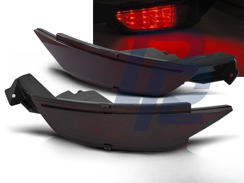 Tail Lights for LED Fog Lights Red/Smoked Ford Fiesta MK7 2008–2016 - 2