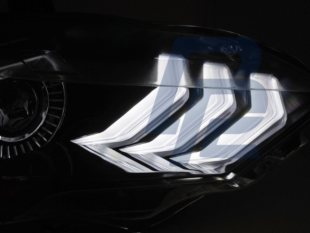 LED Headlights Black DRL for Ford Mustang 2018–2021 - 2