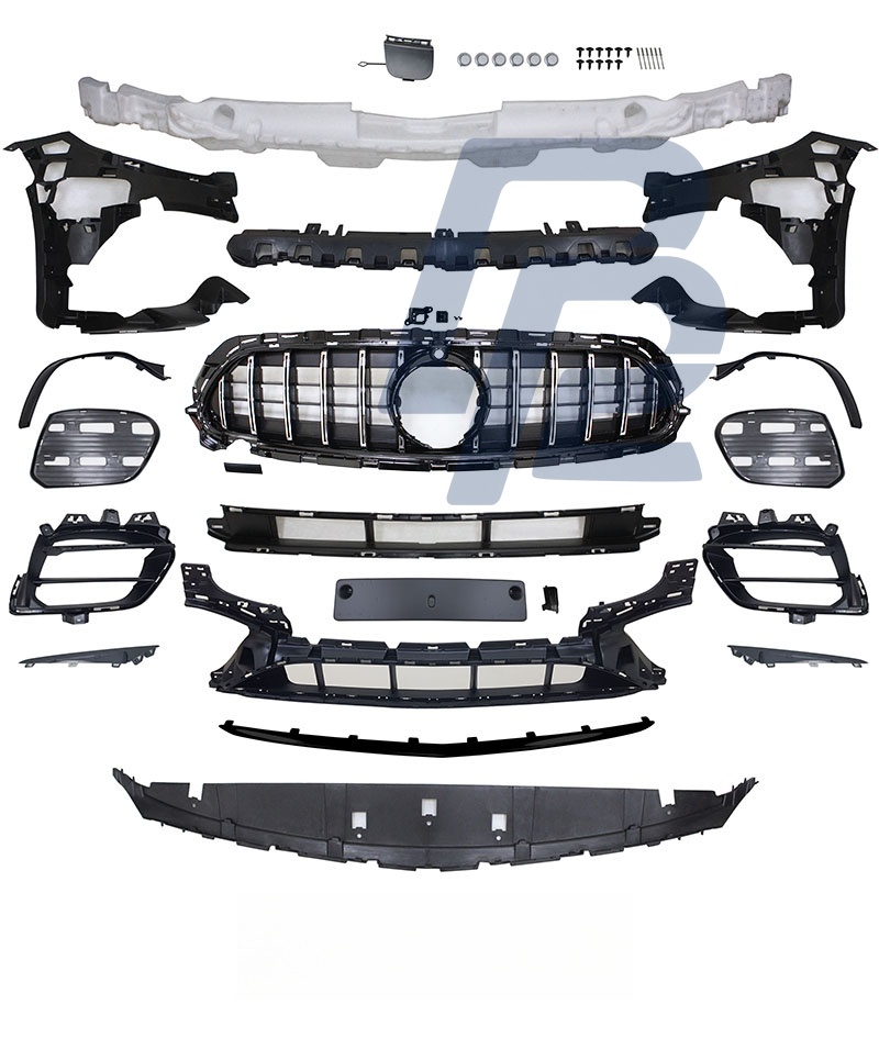Sport Front Bumper with PDC Chrome for Mercedes W213 2020–2023 - 2