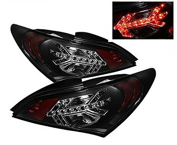 HYUNDAI GENESIS 09+ 2D TAILLIGHTS LED BLACK