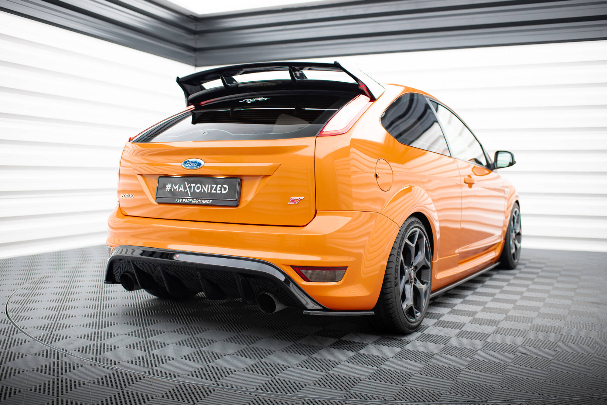 Rear Side Splitters V.2 Ford Focus II ST Facelift - 2