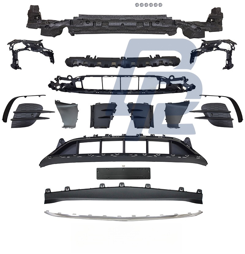 Sport Front Bumper with PDC Chrome for Mercedes W213 2020–2023 - 3
