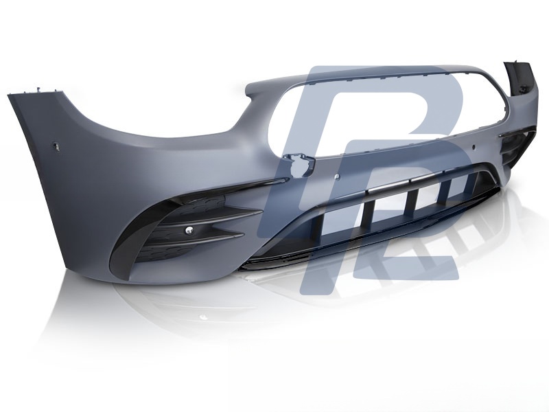 Sport Front Bumper with PDC Black for Mercedes W213 2020–2023 - 4
