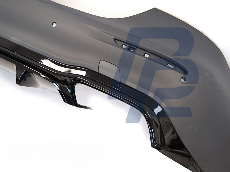 Sport Rear Bumper with PDC Black for W213 2020–2023 4D - 5