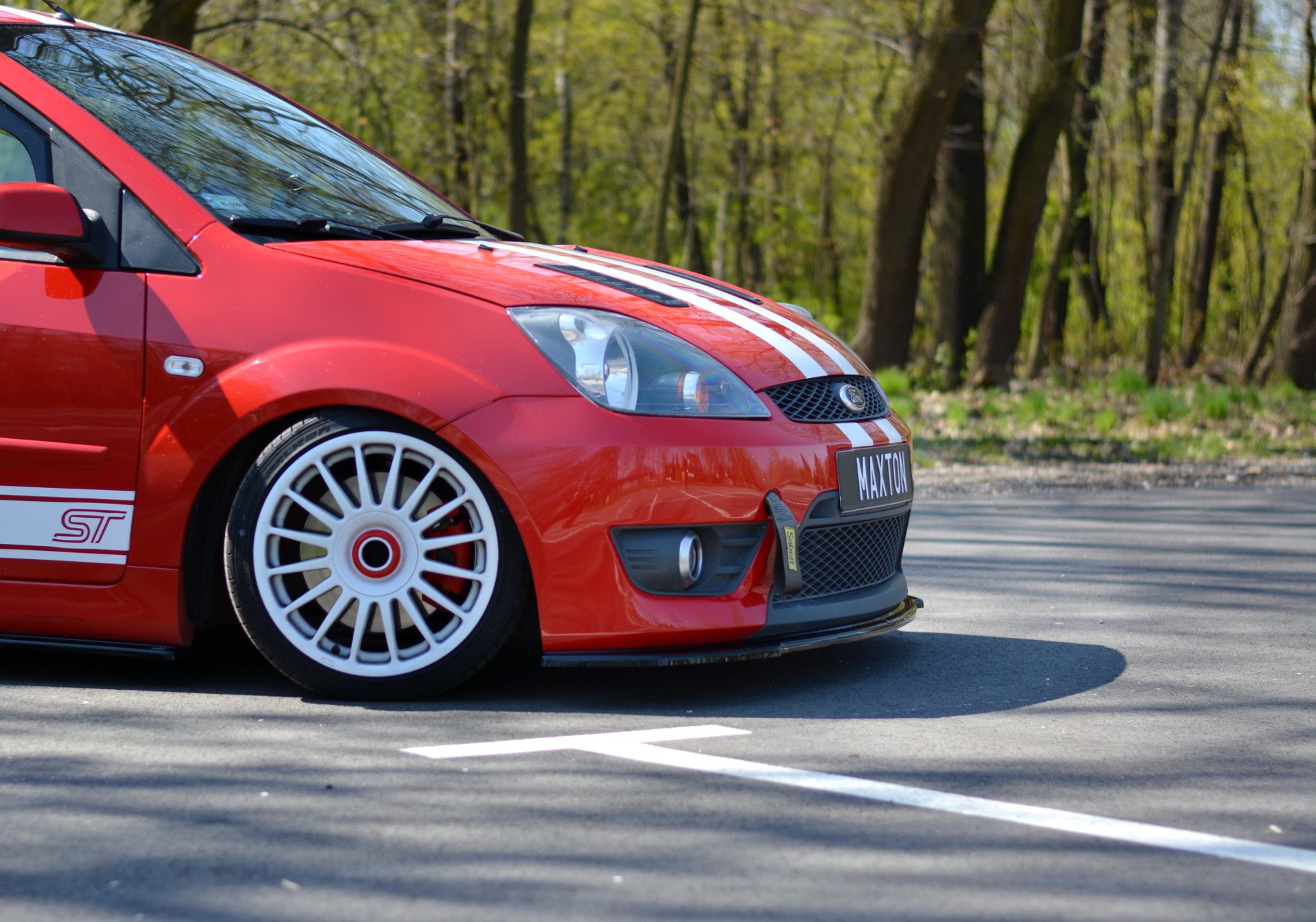 Front Splitter V.2 Ford Fiesta MK 6 ST / Zetec S (2004-2007) - 3