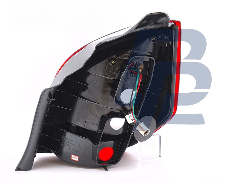 Tail Lights for Citroen C2 11.2003–2010 LED Red/Clear - 3