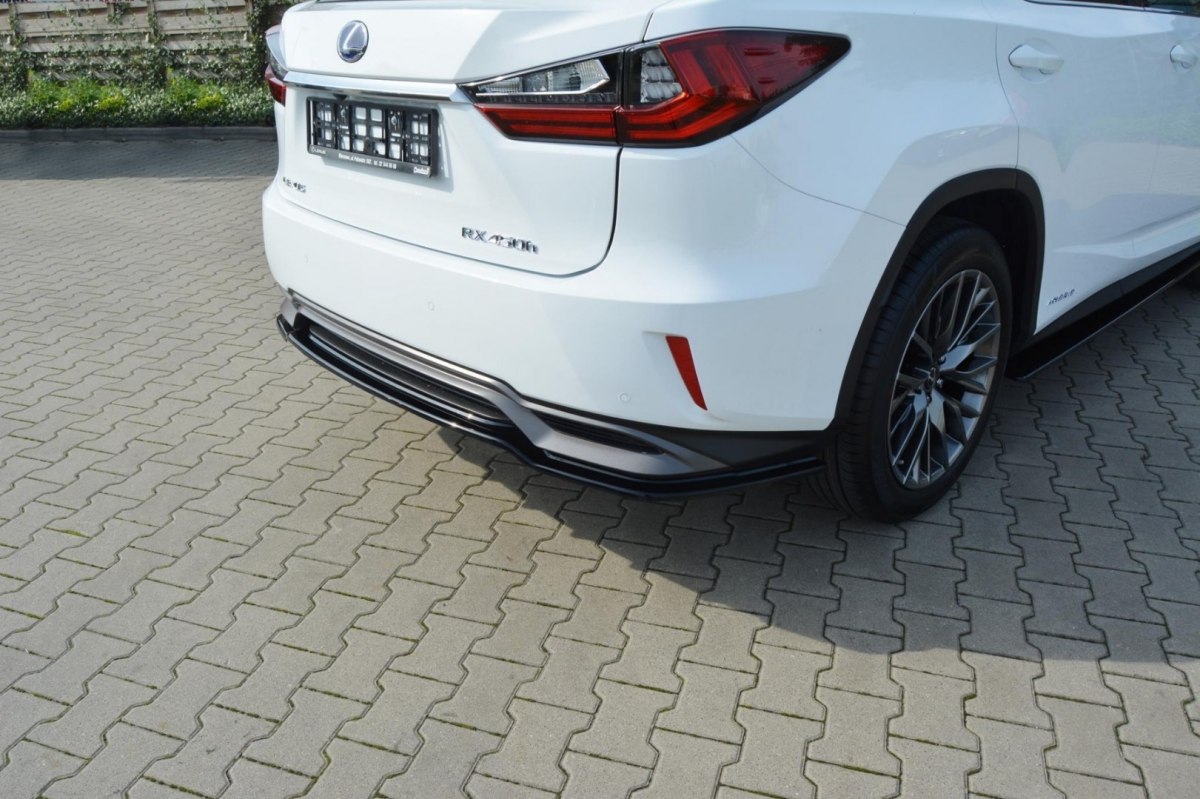 CENTRAL REAR SPLITTER LEXUS RX MK4 H (WITHOUT VERTICAL BARS) - 4