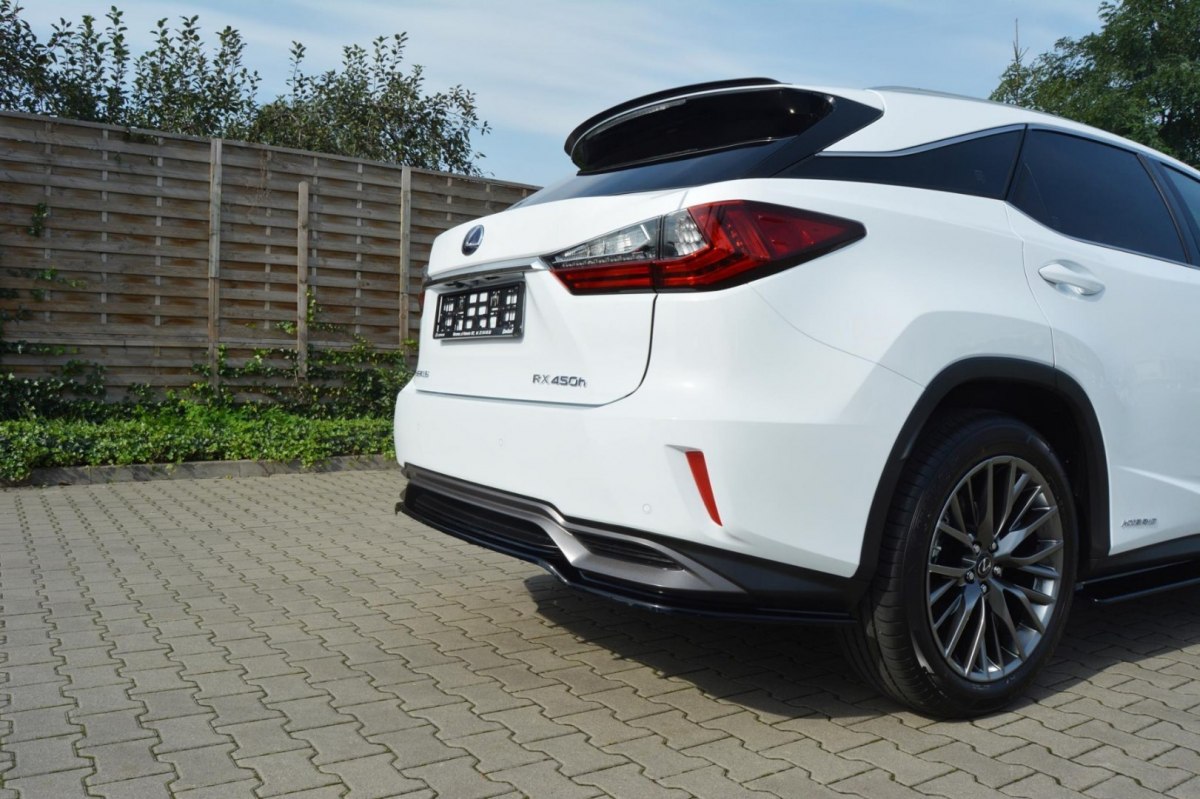 CENTRAL REAR SPLITTER LEXUS RX MK4 H (WITHOUT VERTICAL BARS) - 3