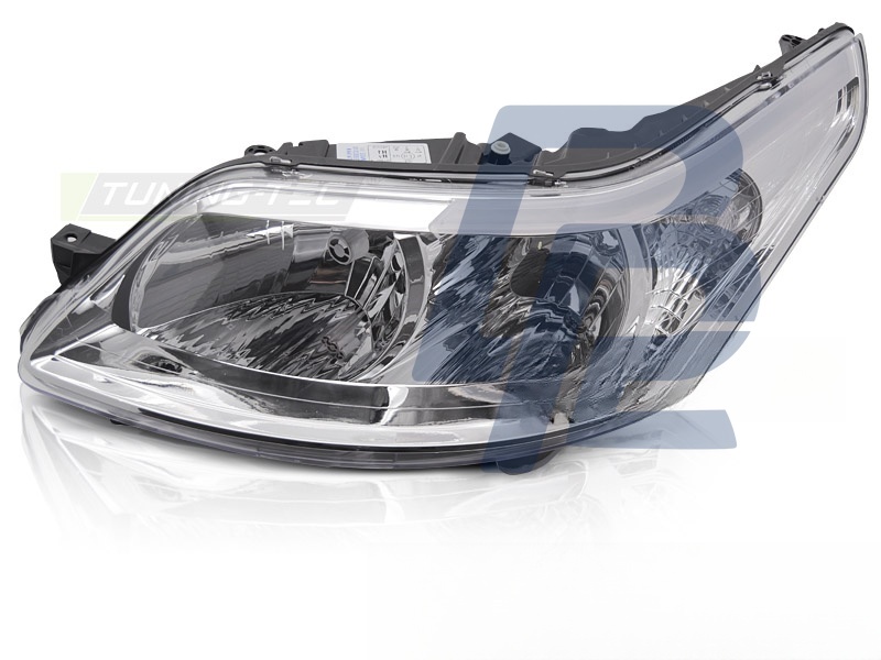 Headlight Chrome Left Side TYC for Citroen C4 2004–2008 - 2