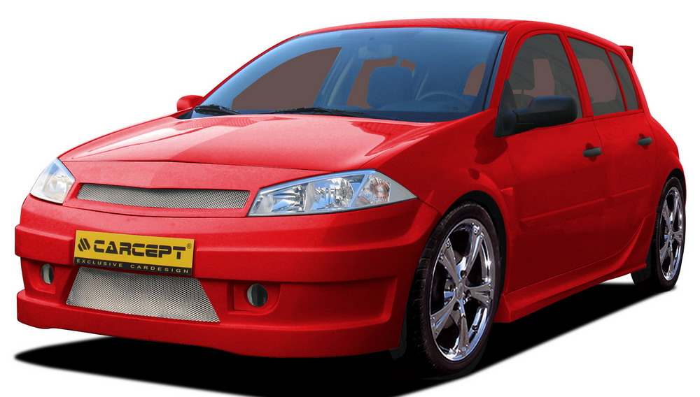 RENAULT MEGANE II 02+ FRÄMRE STÖTFÅNGARE [CARCEPT]