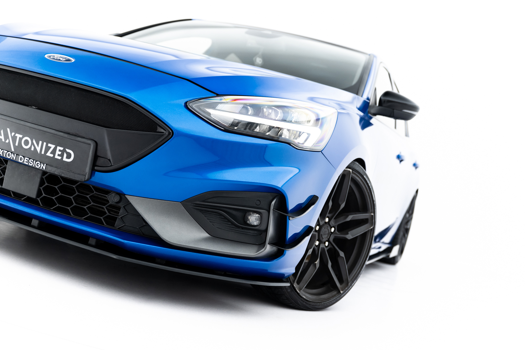 STREET PRO FRONT SPLITTER SUITABLE FOR FORD FOCUS ST / ST-LINE MK4 – MAXTON DESIGN - 4