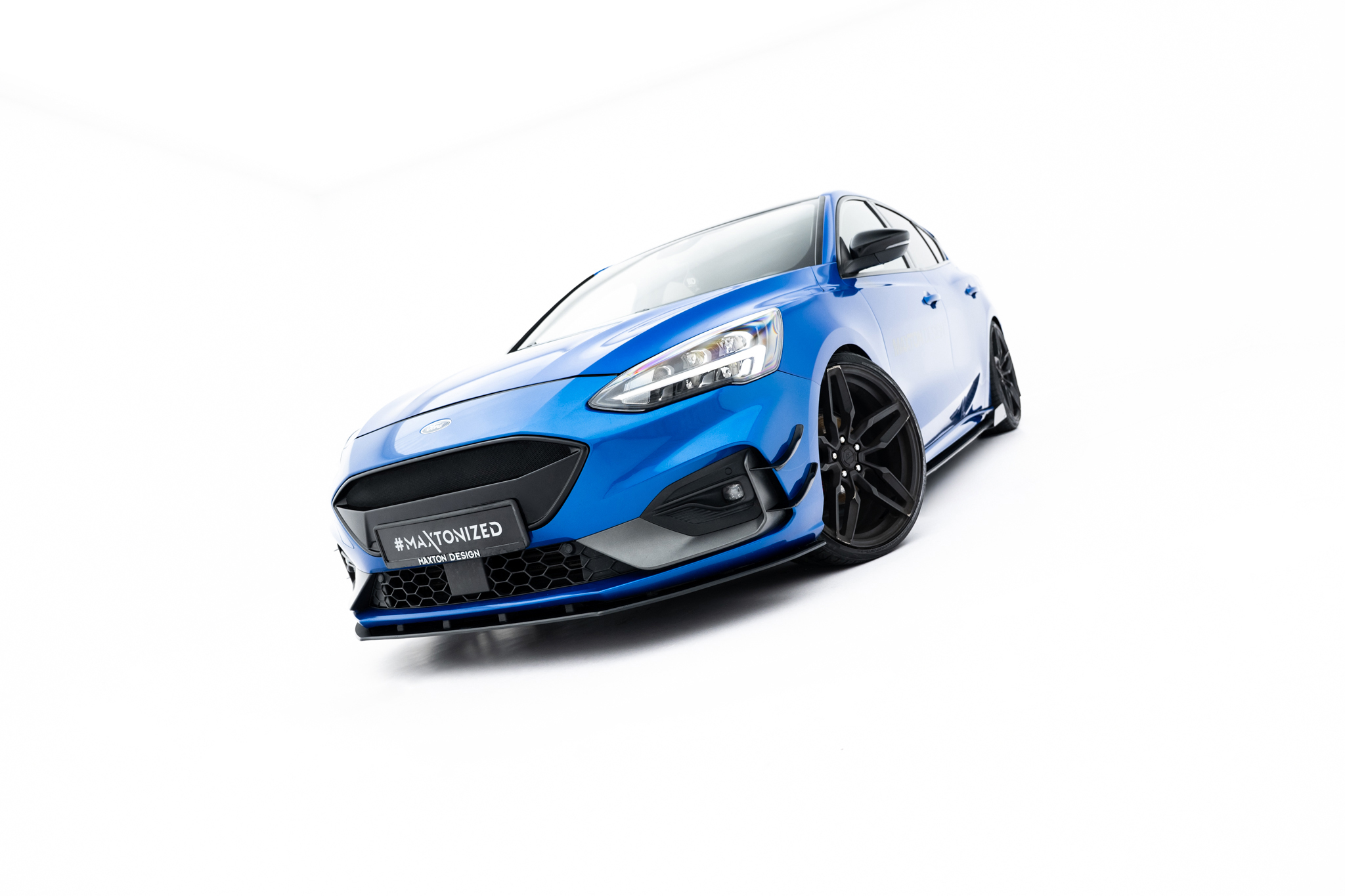 STREET PRO FRONT SPLITTER SUITABLE FOR FORD FOCUS ST / ST-LINE MK4 – MAXTON DESIGN - 3