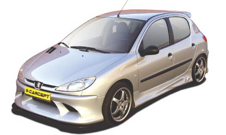 PEUGEOT 206 HEADLIGHTS MASKS [CARCEPT]