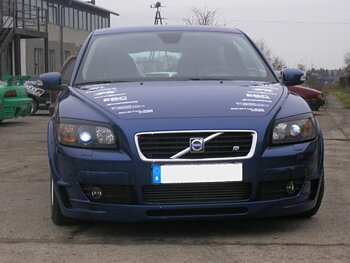 VOLVO C30 HB 07+ FRÄMRE STÖTFÅNGARE ADDON TYPE SWF [AUTOR]