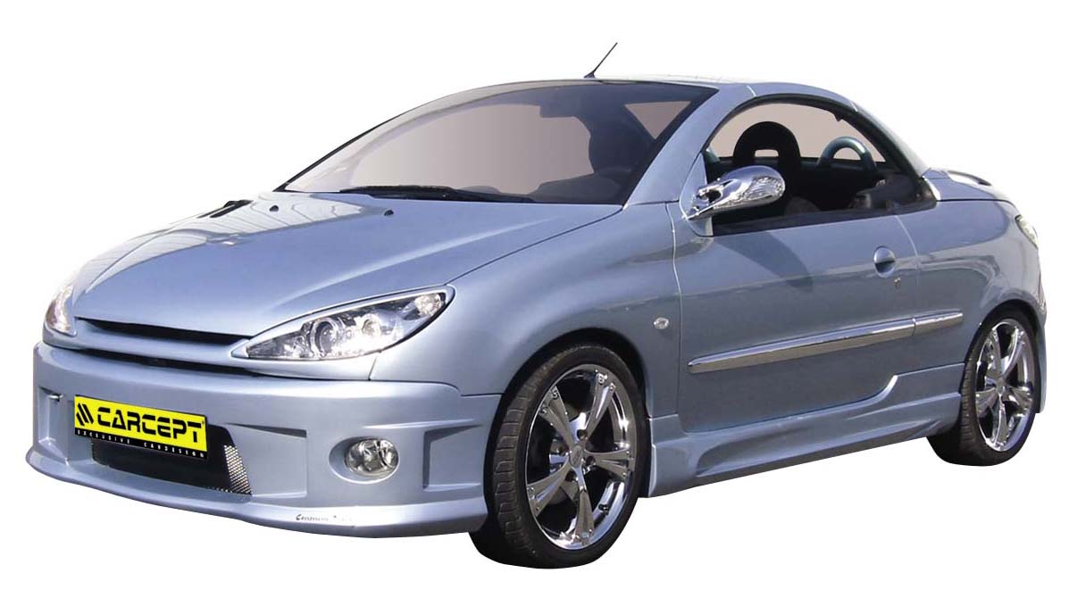PEUGEOT 206 CC + 206 XS/GTI FRÄMRE STÖTFÅNGARE [CARCEPT]