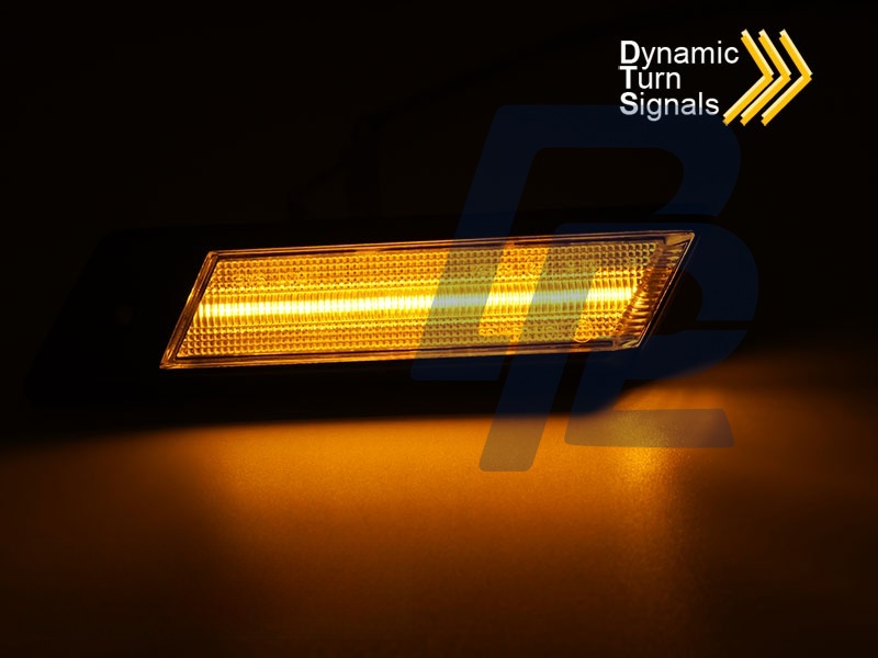 Side Indicators Smoked LED Sequential for BMW E30/E28/E24/E23 - 3