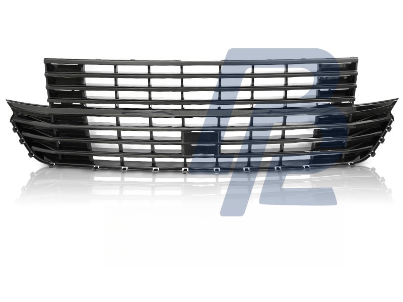 Grille Gloss Black for VW T6.1 2020– - 4